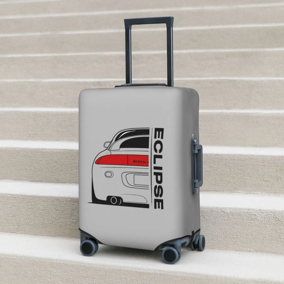 Eclipse 2G DSM 레드 여행 가방 커버 보호용 탄성 여행용 수하물 보호 커버(18-32인치용)