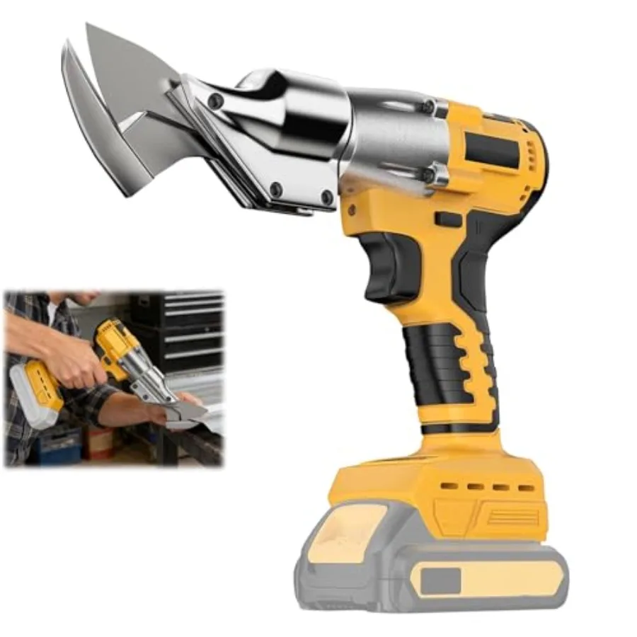

Беспроводные ножницы по металлу для Dewalt 20V Max, электрические ножницы по металлу с поворотом на 360° ° Поворотная головка-резак из стали 14GA для резки нержавеющей стали