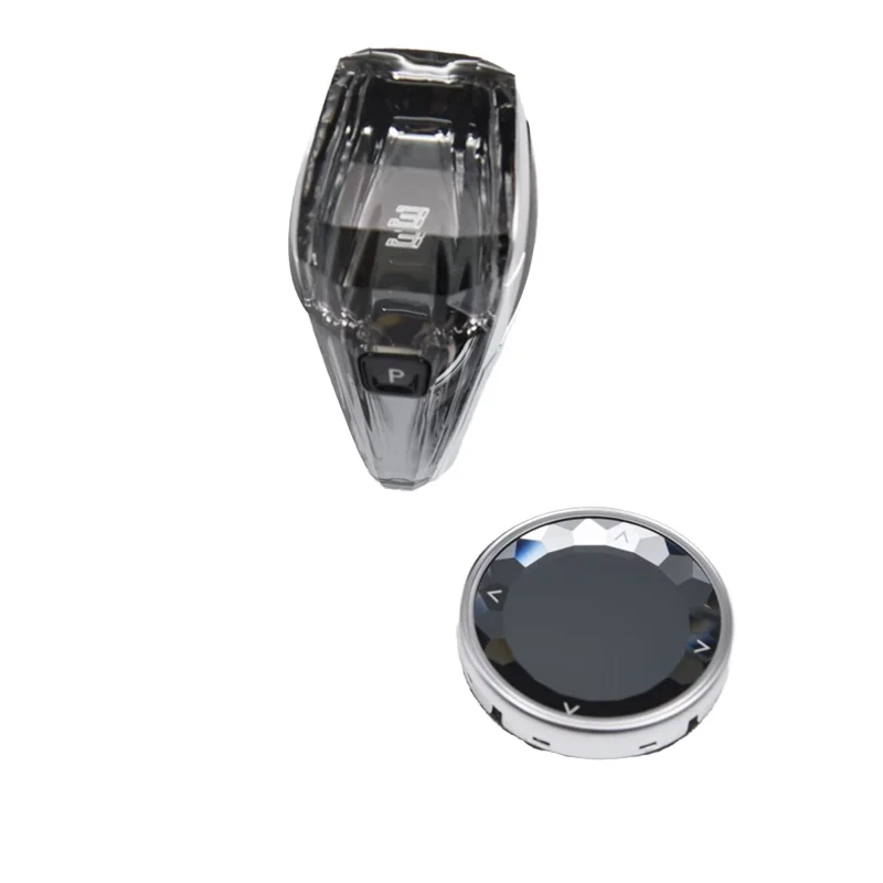 Crystal Shift Knob with Light Emitting Diode 12v Power Supply ABS Durable Construction