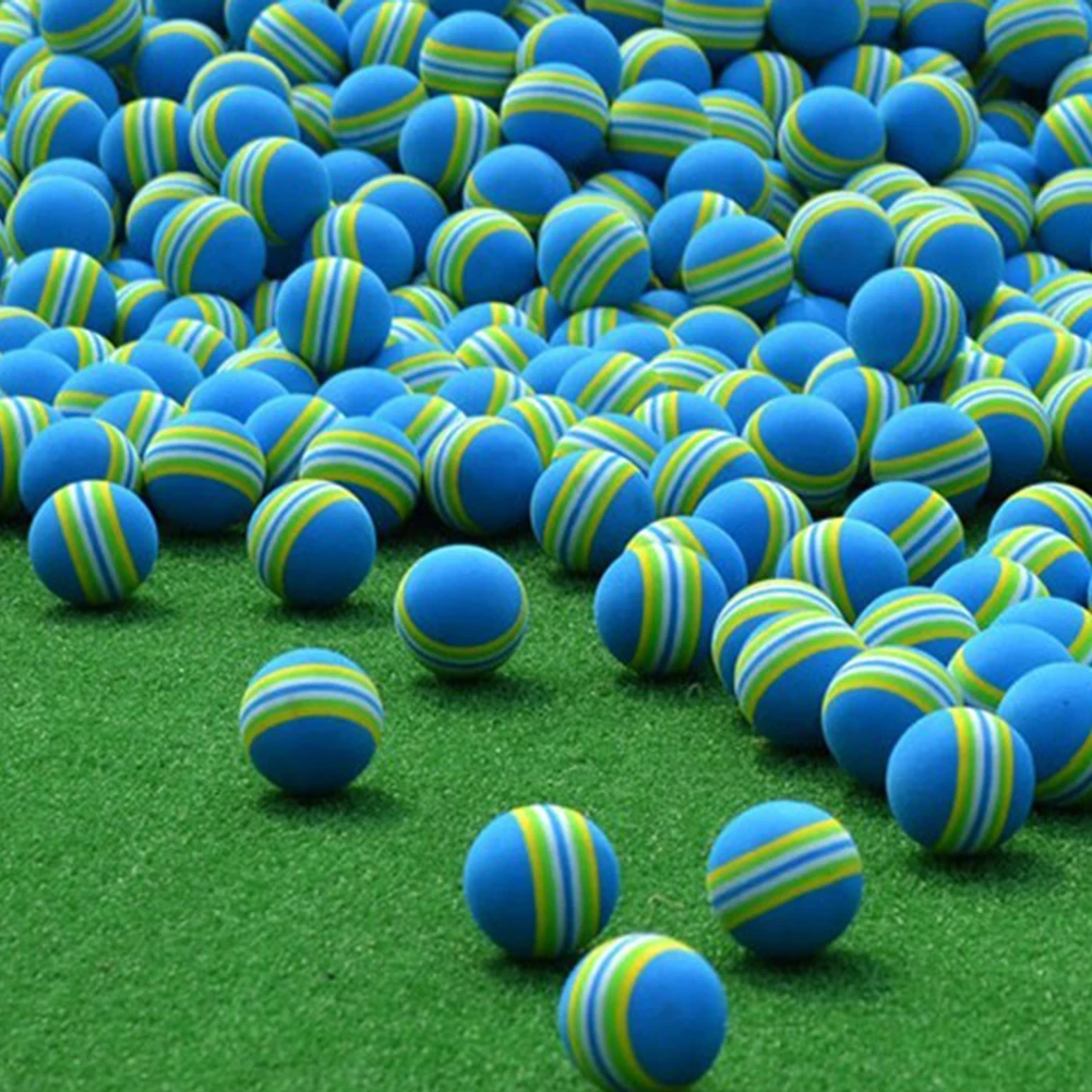 20PCS EVA Rainbow-Foam Golfs Balls Practice High Resilience Training Ball For Outdoor Use