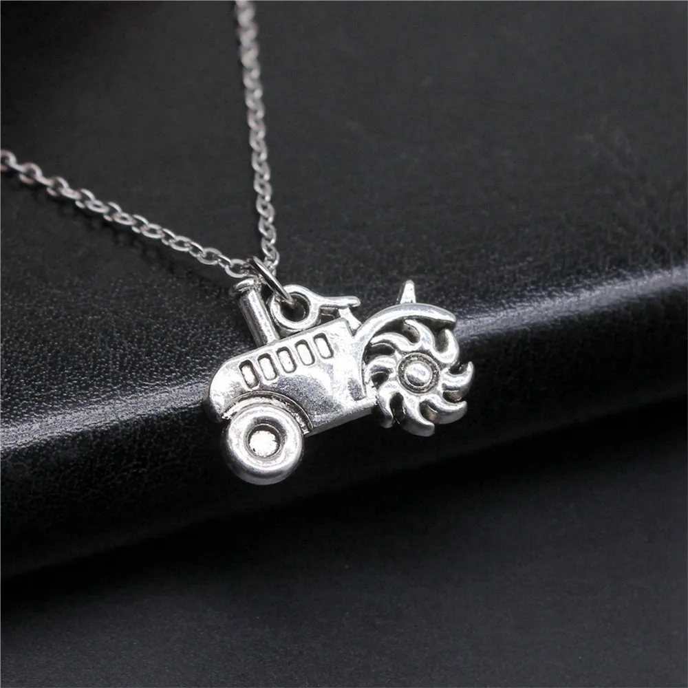 1pcs Agricultural Vehicles Choker Neck Diy Accessories Jewellery Making Supplies New In Chain Length 40+5cm