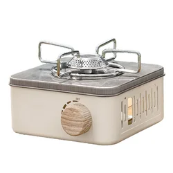 2800W High Firepower Gas Stove Outdoor Picnic Mini Portable Card Stove Stainless Steel Adjust Firepower Stove Camping Supplies