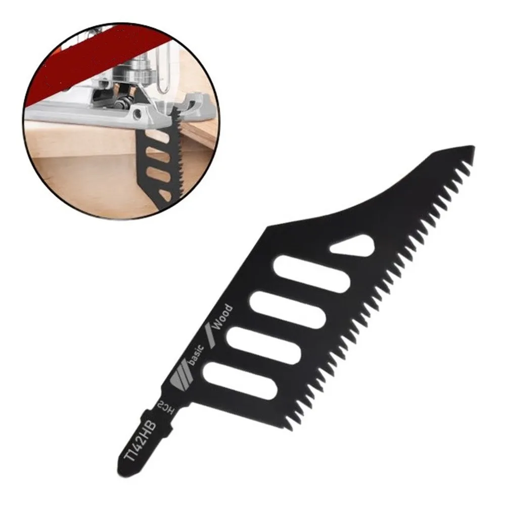 

T142HB Curve Jigsaw Blade T Shank Flush Cutting Sawwood Blades For Electric Tool Plywood MDF Cutting Tool