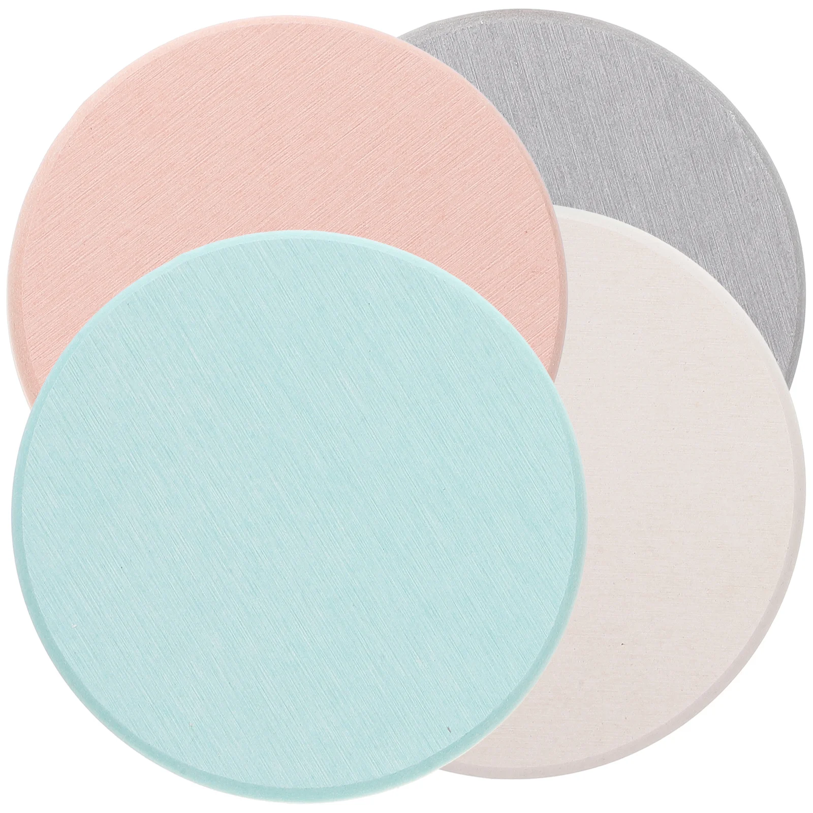 

4Pcs Waterproof Absorbent Coasters Thick Diatomite Cup Pads Bathroom Countertop Quick Dry Absorbent Mats Anti-Slip