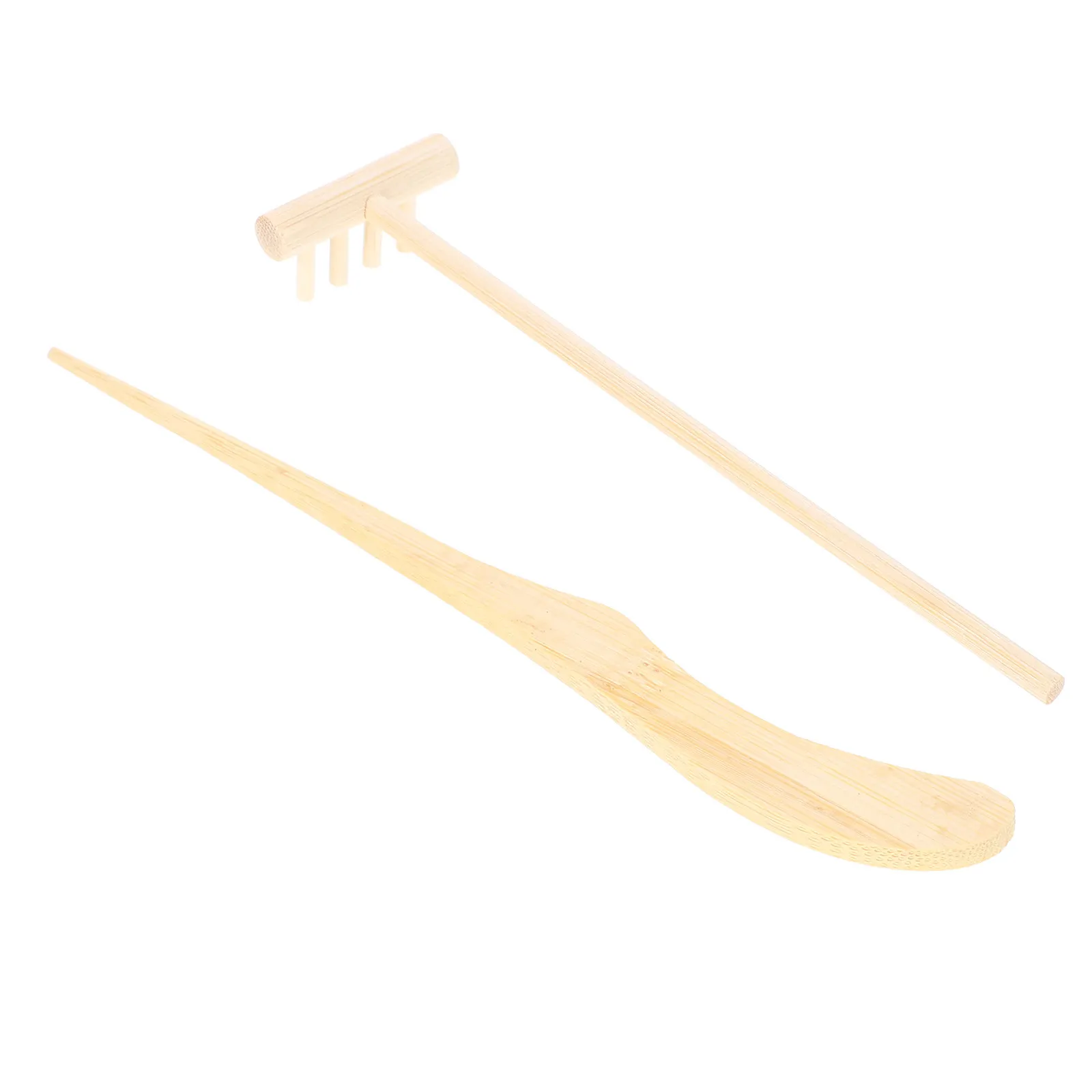 

Набор миниатюрных деревянных грабель для дзен-сада, компактные грабли для выравнивания песка, для декора рабочего стола и книжных полок, инструменты для снятия стресса, для дзен-песочниц