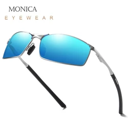 Anti-Glare Square Myopia Sunglasses Men Polarized Fashion Metal Driving  Sun Glasses Male UV400 Coating Mirror Shades Eyewear