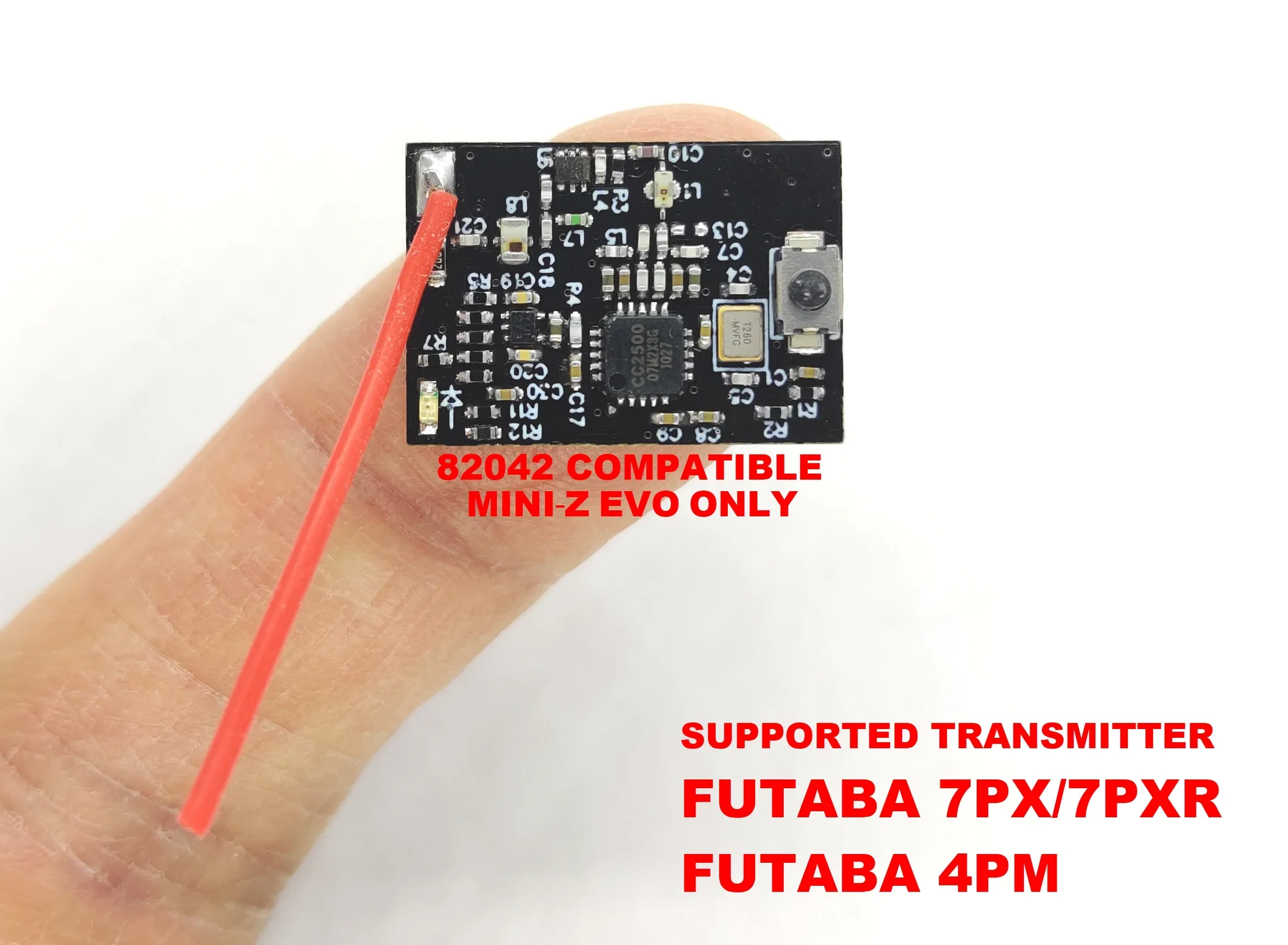 EVO RECEIVER FOR 1/28 OPEN CHASSIS DIY Compatible Futaba Kyosho KO Propo Transmitter