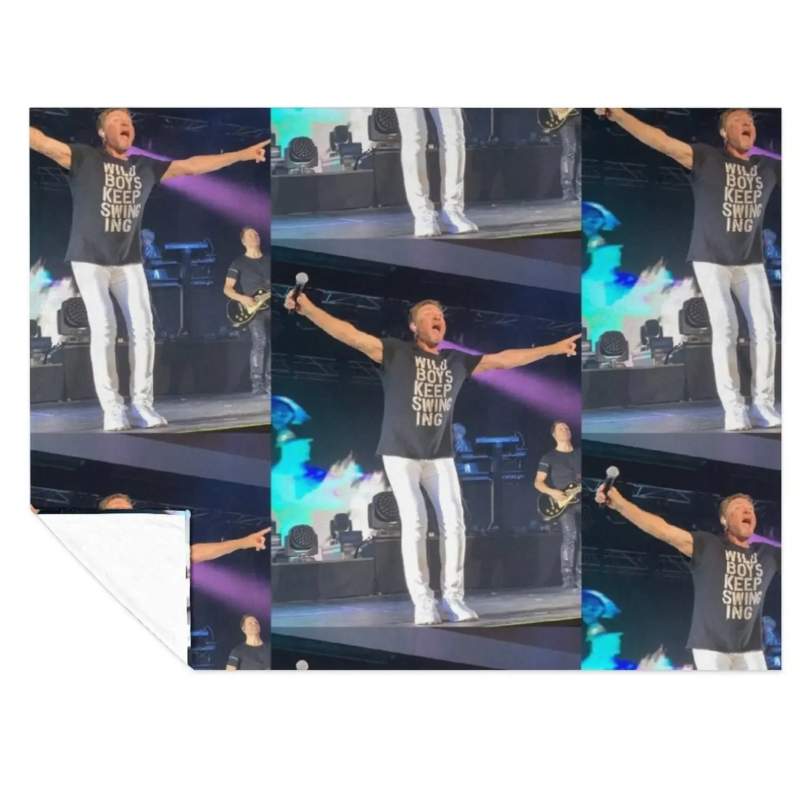 

Duran Duran’s Simon LeBon Throw Blanket for sofa Camping Moving Winter beds Blankets