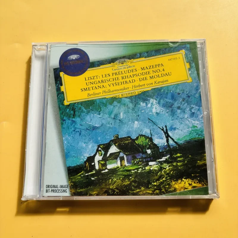 

CD for Liszt Hungarian Rhapsody and Smetana Vltava conducted by Karajan