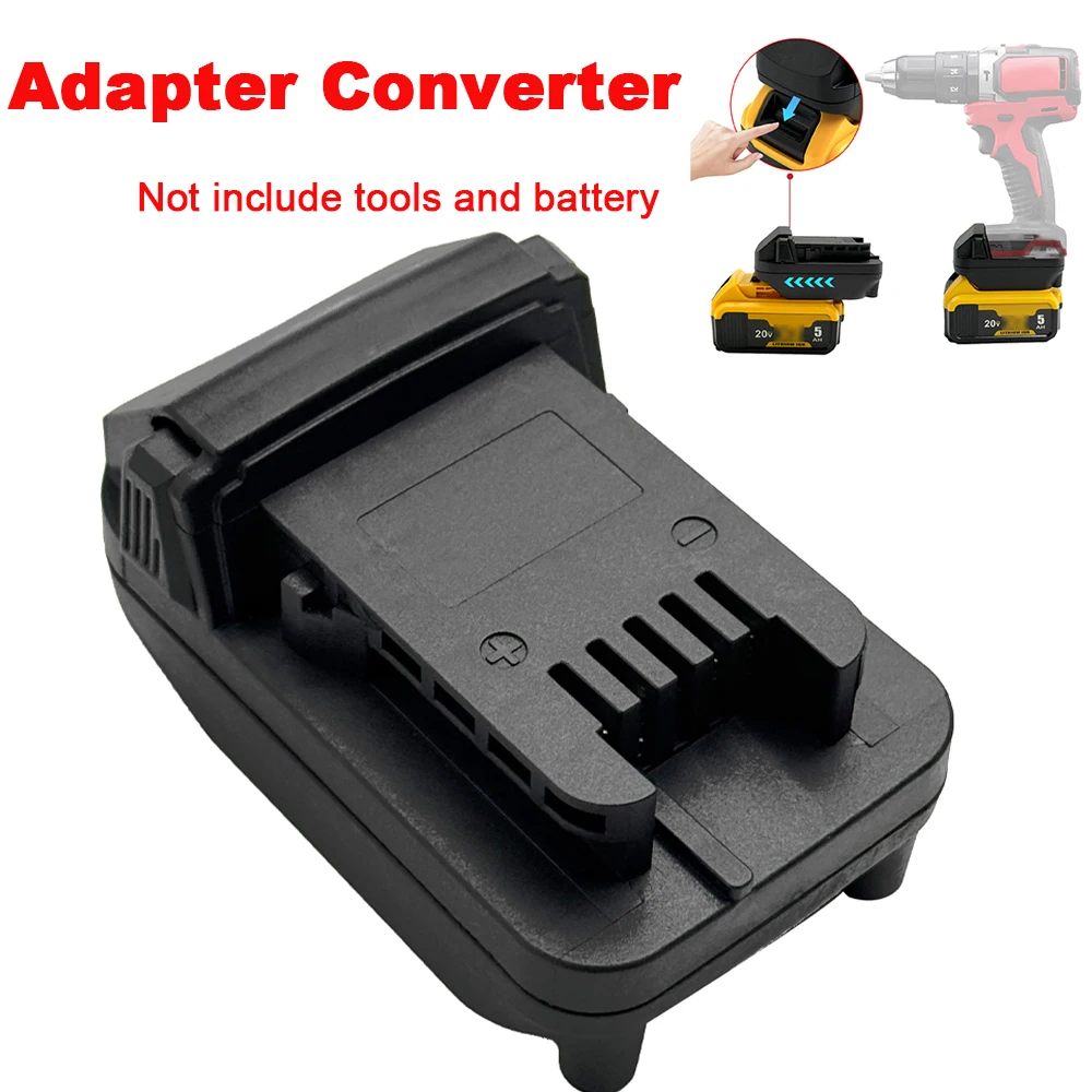 

Compatible DeWalt 18V Li-ion to Milwaukee 18V Battery Converter Adapter – Cordless Power Tool Voltage Conversion Adapter