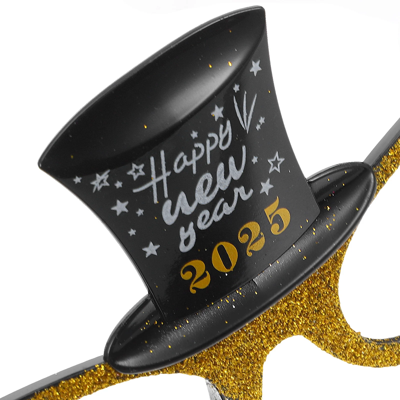 

3Pcs New Year Glasses 2025 Lightweight Plastic Party Photo Prop Festival Decoration Christmas Eve Eyewear Funny Frame