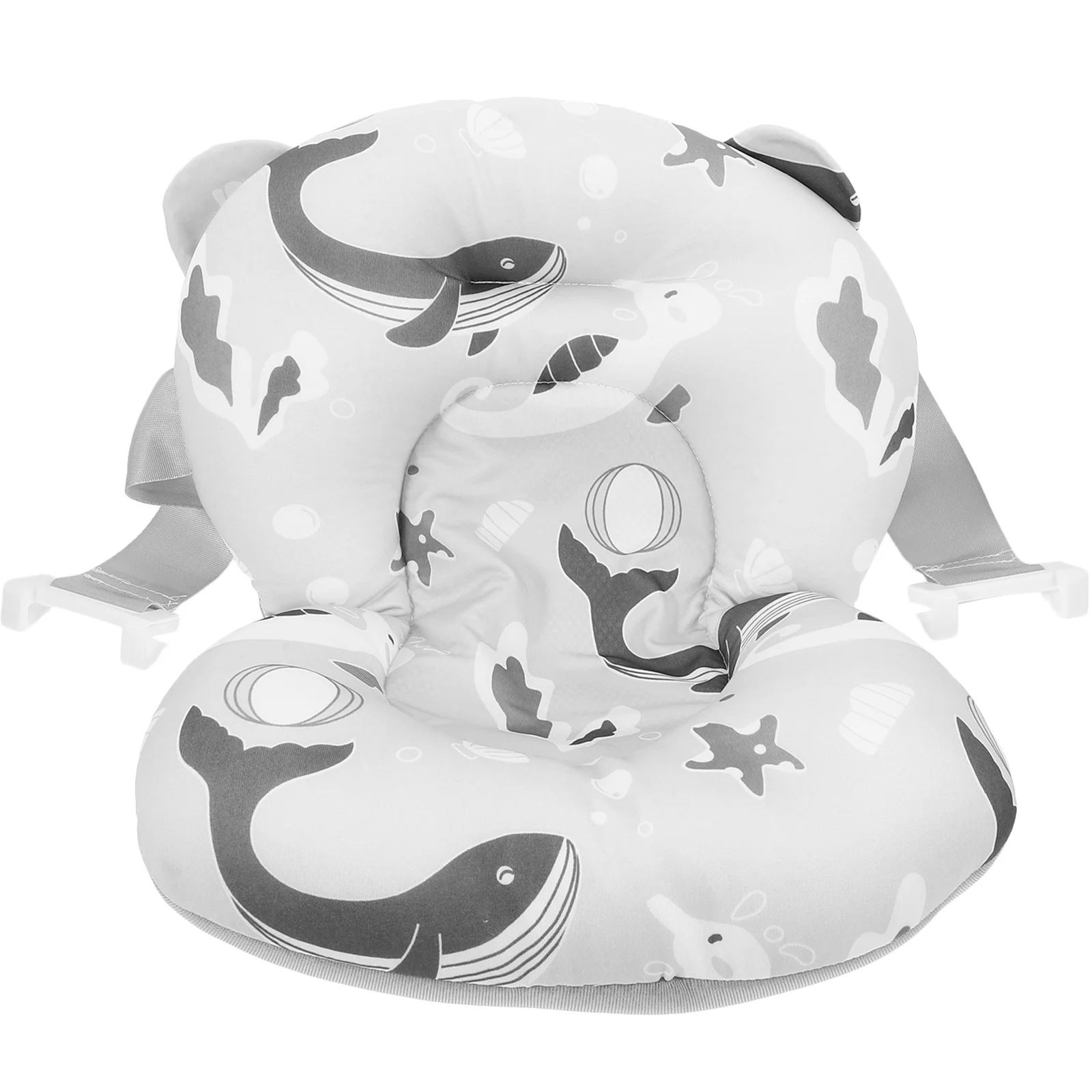 

Adjustable Baby Bathtub Bath Mat Non-Slip Support Cushion Safe Soft Infant Shower Pad Adorable Design Comfortable