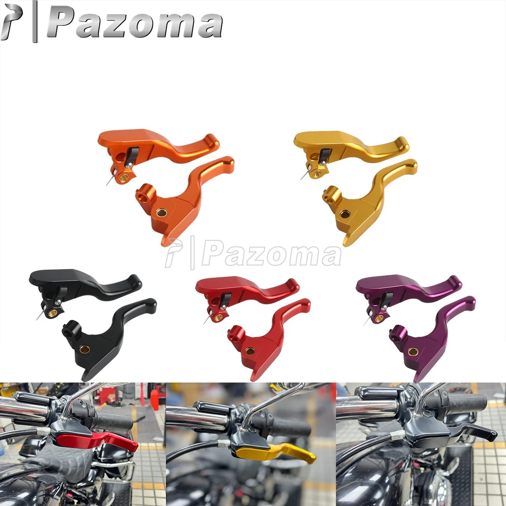 Motorcycle Handlebar Control Lever Brake Clutch Levers Touring Electra Glide FLHFB Police FLHTP FLH Standard FLHT FLHTK FLHTKSE