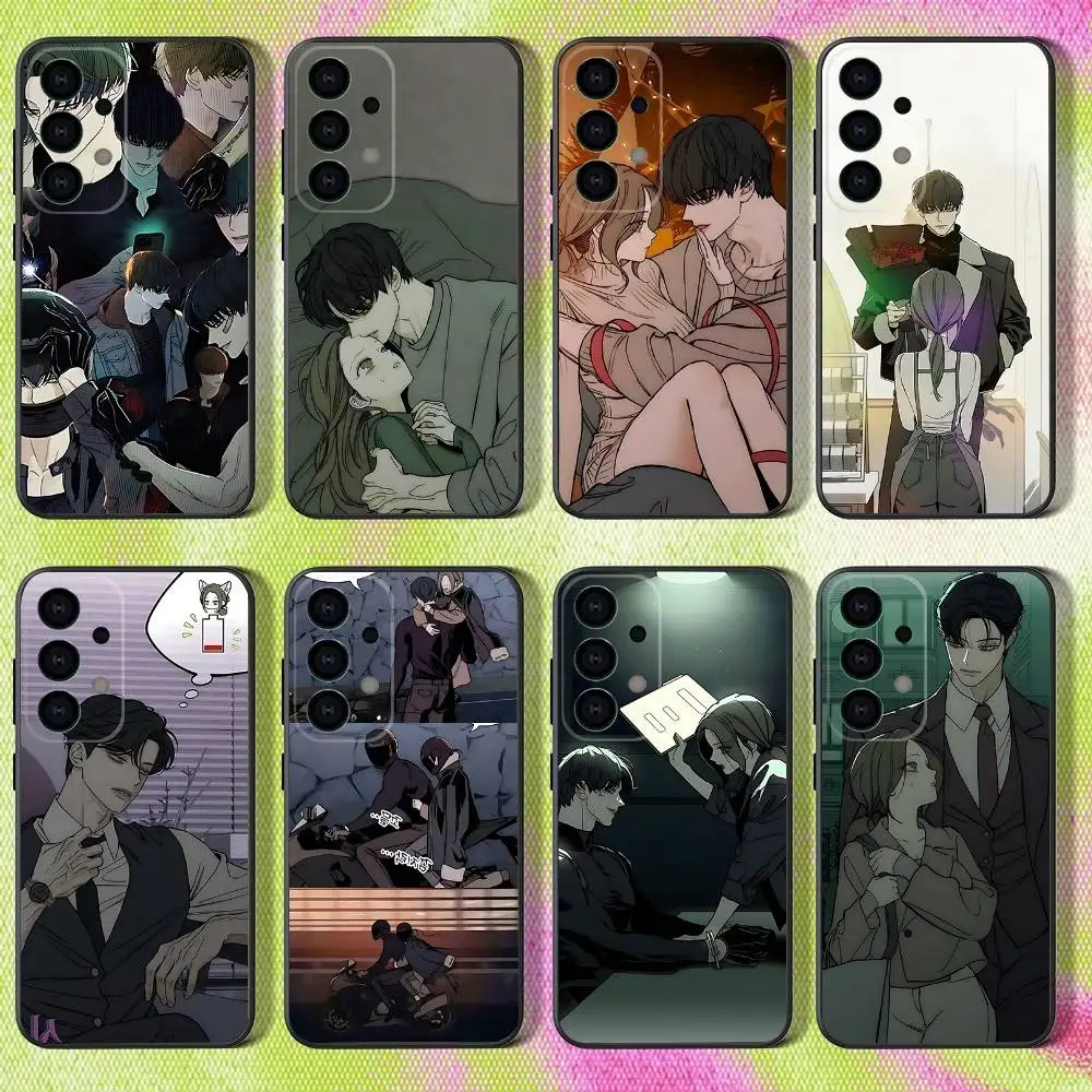 

T-Tears on a Withered Flower Phone Case For Samsung S25,S24,S21,S22,S23,S30,Ultra,S20,Plus,Fe,Lite,Note,10,9,5G Black Cover