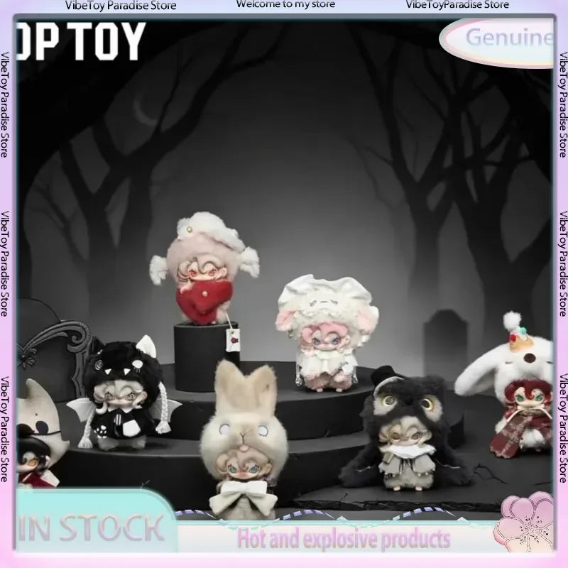 

Spot New Moonin Covered Night Series Blind Box Authentic Plush Bag Pendant Trendy Play Desktop Ornament Birthday Gift