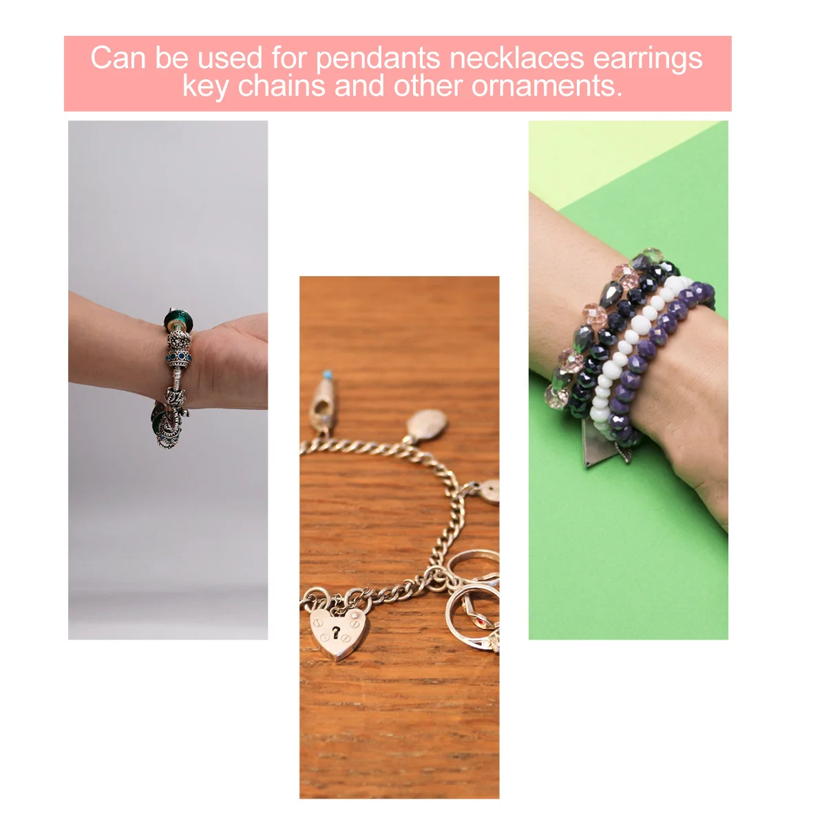 120 Uds. 40Cm suelto para hacer joyería Diy Material espaciador de Coral Irregular cuentas rosas para pulsera collar cuentas Diy