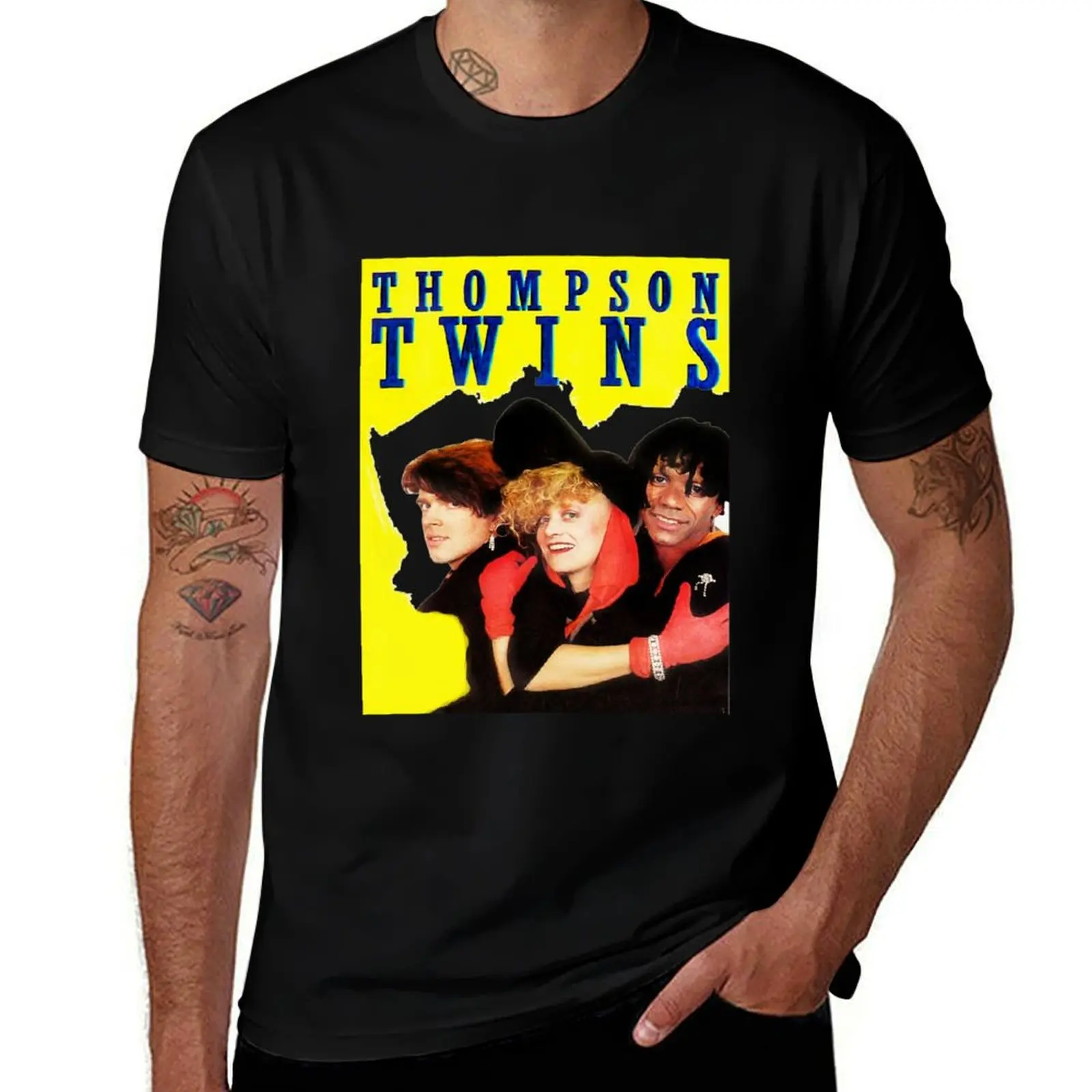 

Thompson Twins T-Shirt plain new gifts and t-shirts rapper graphic tees big and tall t shirts for men