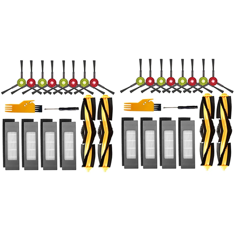 أجزاء منزلية 2 مجموعة أجزاء بديلة لـ Ecovacs Deebot OZMO 920 950 T5 N8 T8 T9 Series Yeedi 2 مكنسة كهربائية روبوتية هجينة