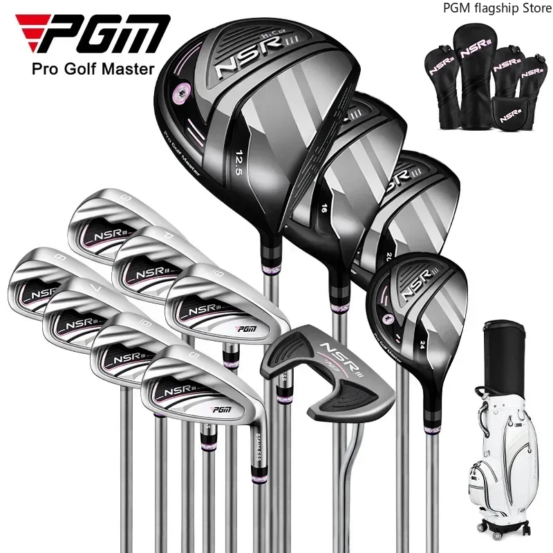 PGM Women\'s Golf Club Set, Complete Set of Women\'s Professional Club Set, High Rebound Combination Set of Golf Clubs LTG041