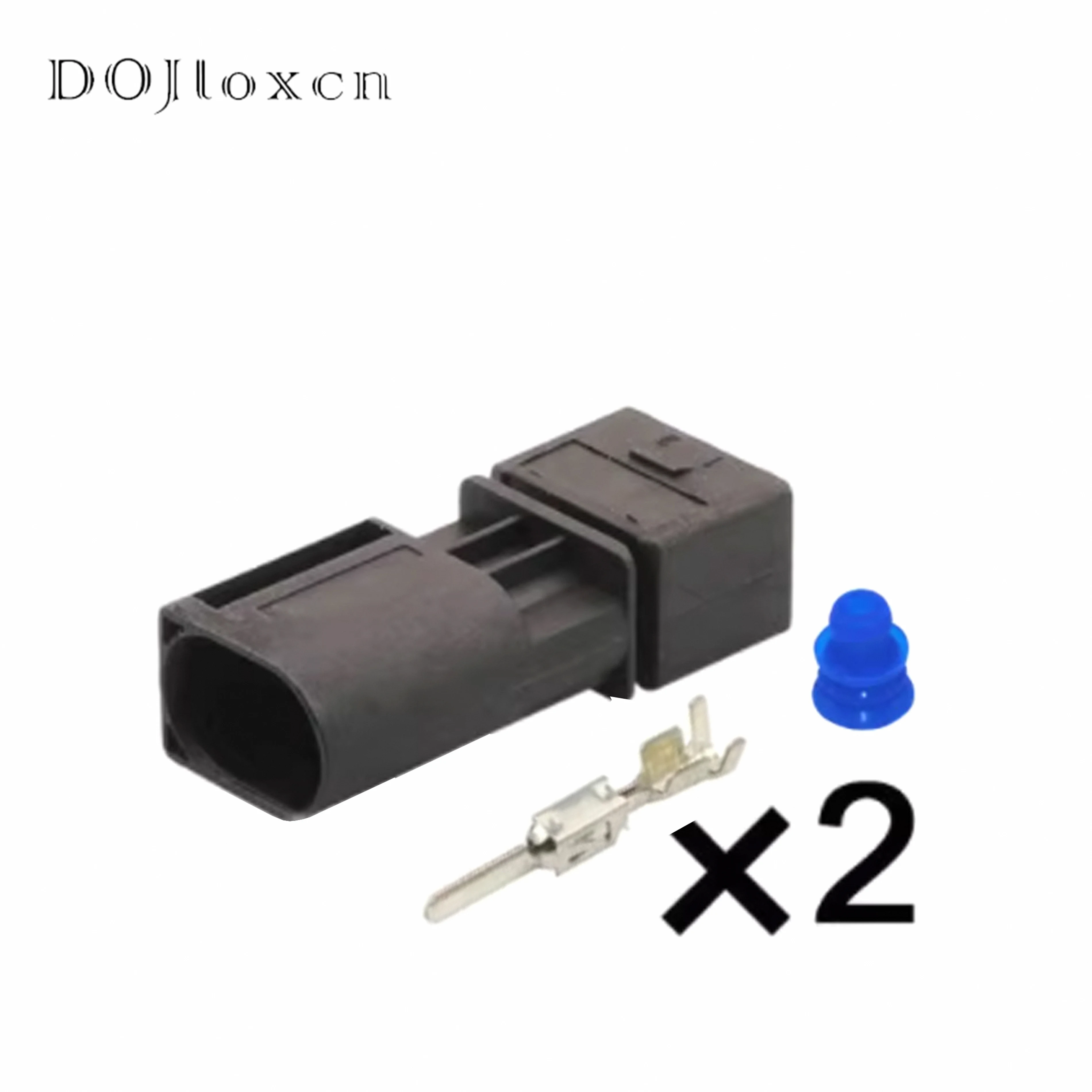 1/5/10/20/50 Sets 2 Pin Automobile Horn Air Pump Plug Waterproof Male Female Connector 09444021 09444024 03A736434 For Benz