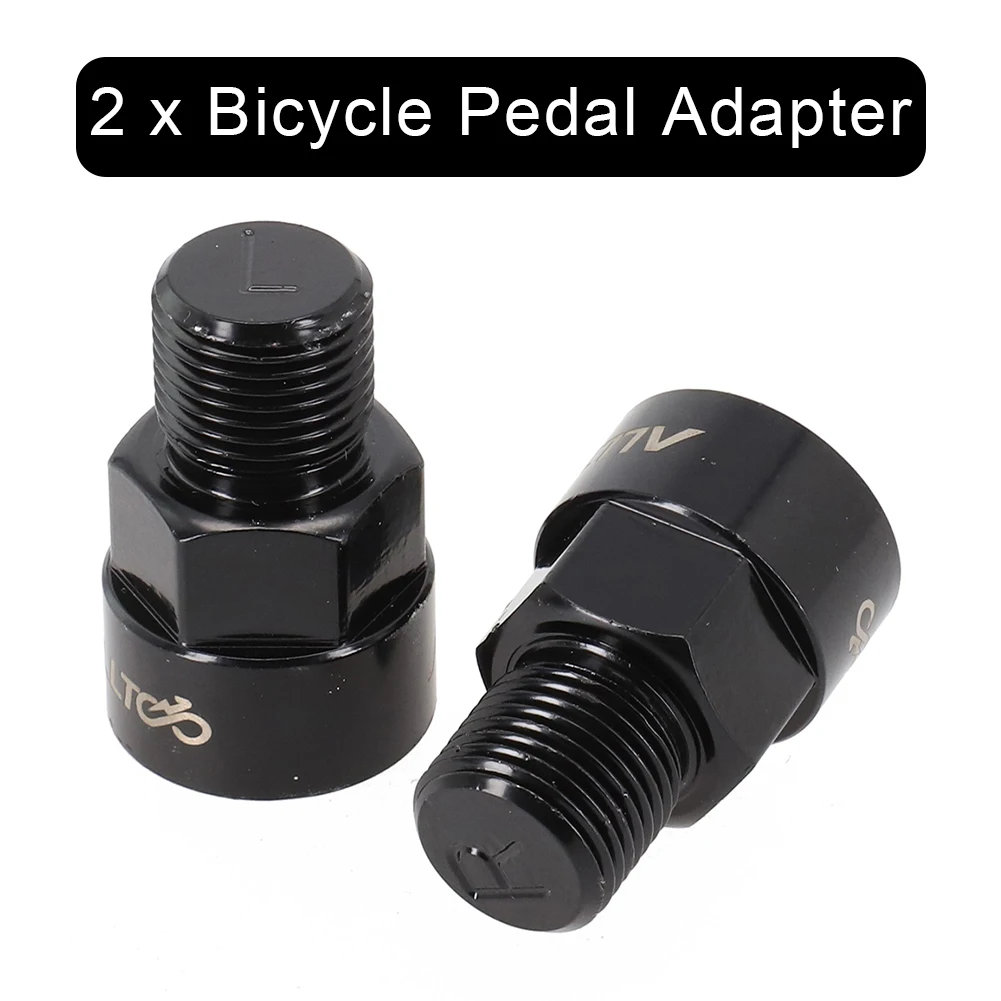 Bicycle Peda Adapter Change Your Pedal Size with These Bike Bicycle Pedal Adapters 9/16 inch Cranks & 1/2 inch Pedals