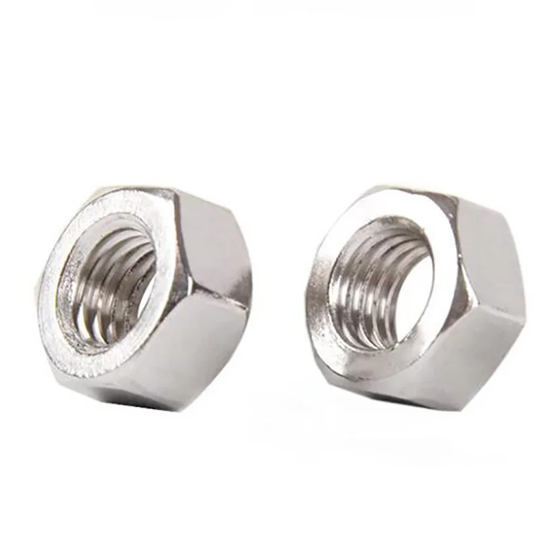 ニッケルメッキ六角ナット M1 M1.2 M1.4 M1.6 M2 M2.5 M3 M4 M5 M6 M7 M8 M10 M12 M14 M16 M18 M20