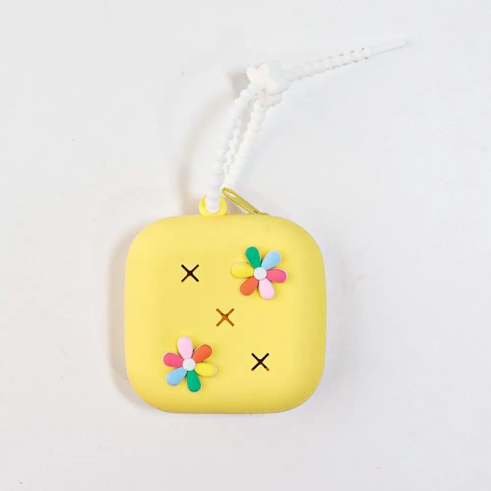 Mini Holes Coin Purse Silicone Zipper Card Holder Money Bag