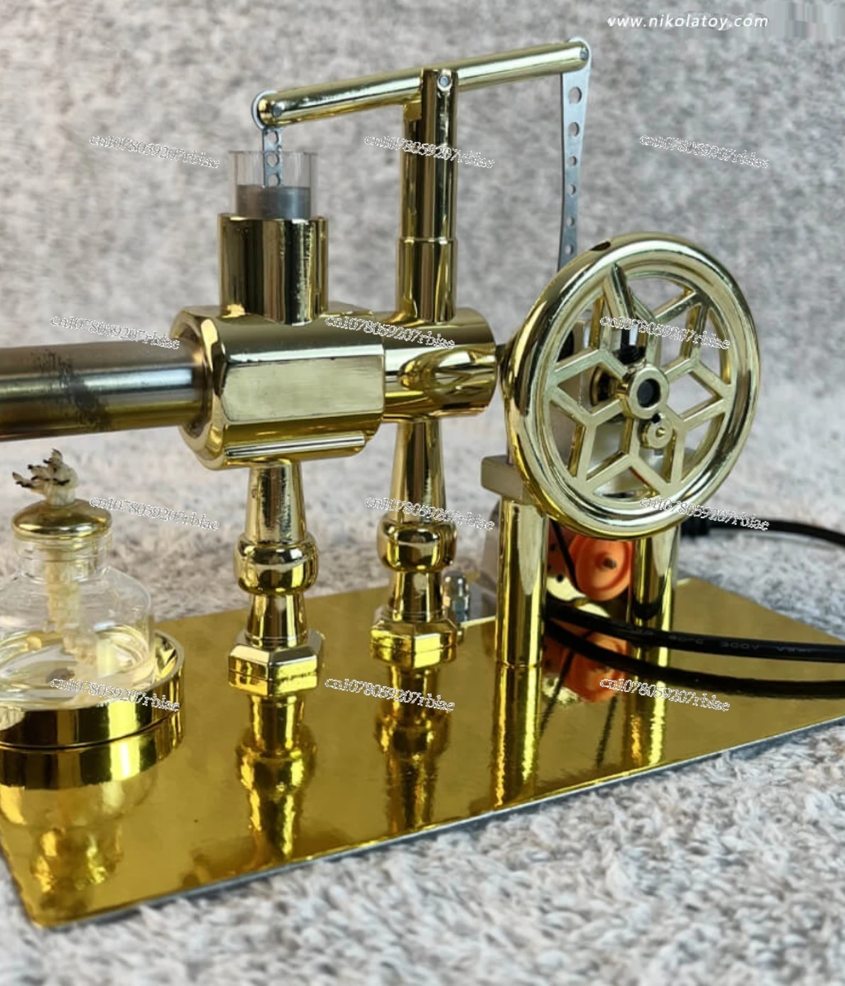 Single Cylinder Stirling Engine Model+power Generation Device+LED Light