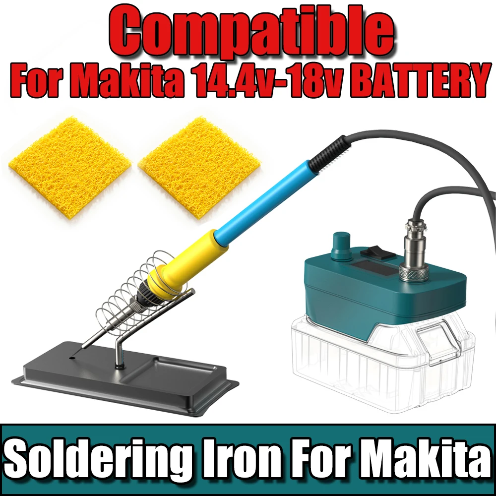 جديد اللاسلكي سبيكة لحام محطة أداة لبطارية Makita18V LXT المحمولة الكهربائية 60 واط سبيكة لحام عدة ل BL1850 BL1830