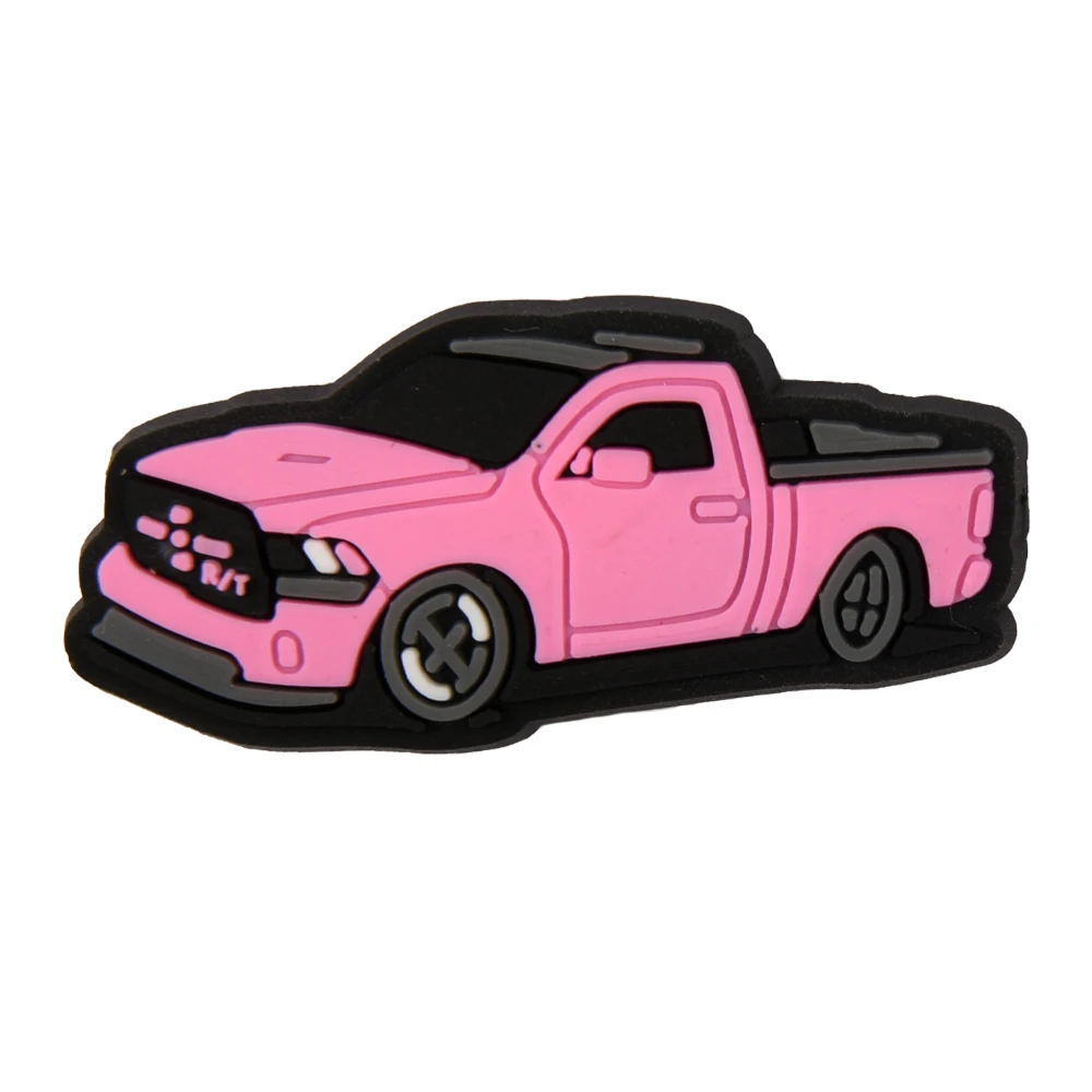 New Arrival Truck Balloon Shoe Accessories Garden Shoe Decorations Charms For Girls Kids Wen Birthday Gifts