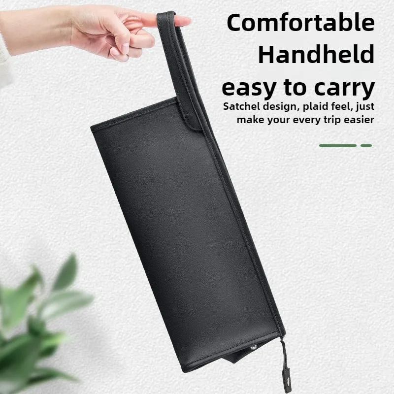 Дорожный чехол из искусственной кожи, совместимый с Dyson Airwrap Styler, портативная водонепроницаемая сумка-органайзер для насадок Shark FlexStyle