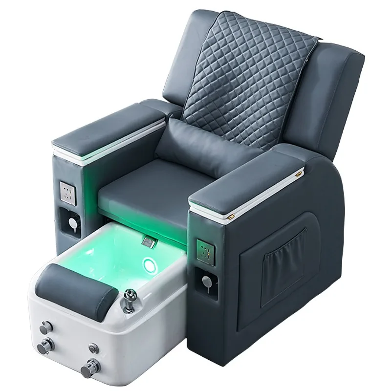 Luxury sofa with massage and foot spa pedicure function chairs