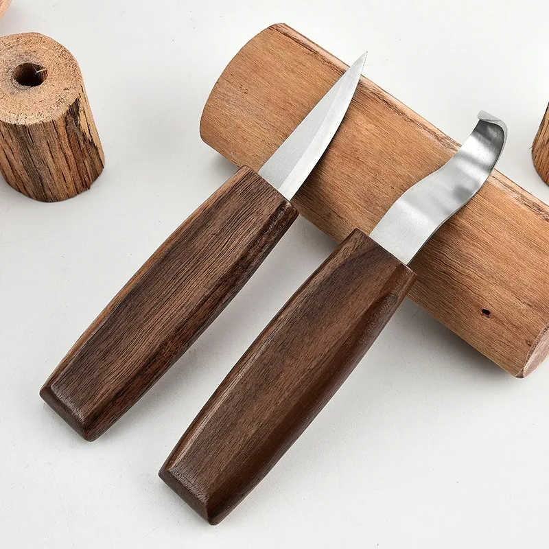 Chisel Carving Knife Woodcut DIY Hand Wood Carving Tools Woodcarving Cutter Knives Peeling Woodworking Spoon Hand Worker