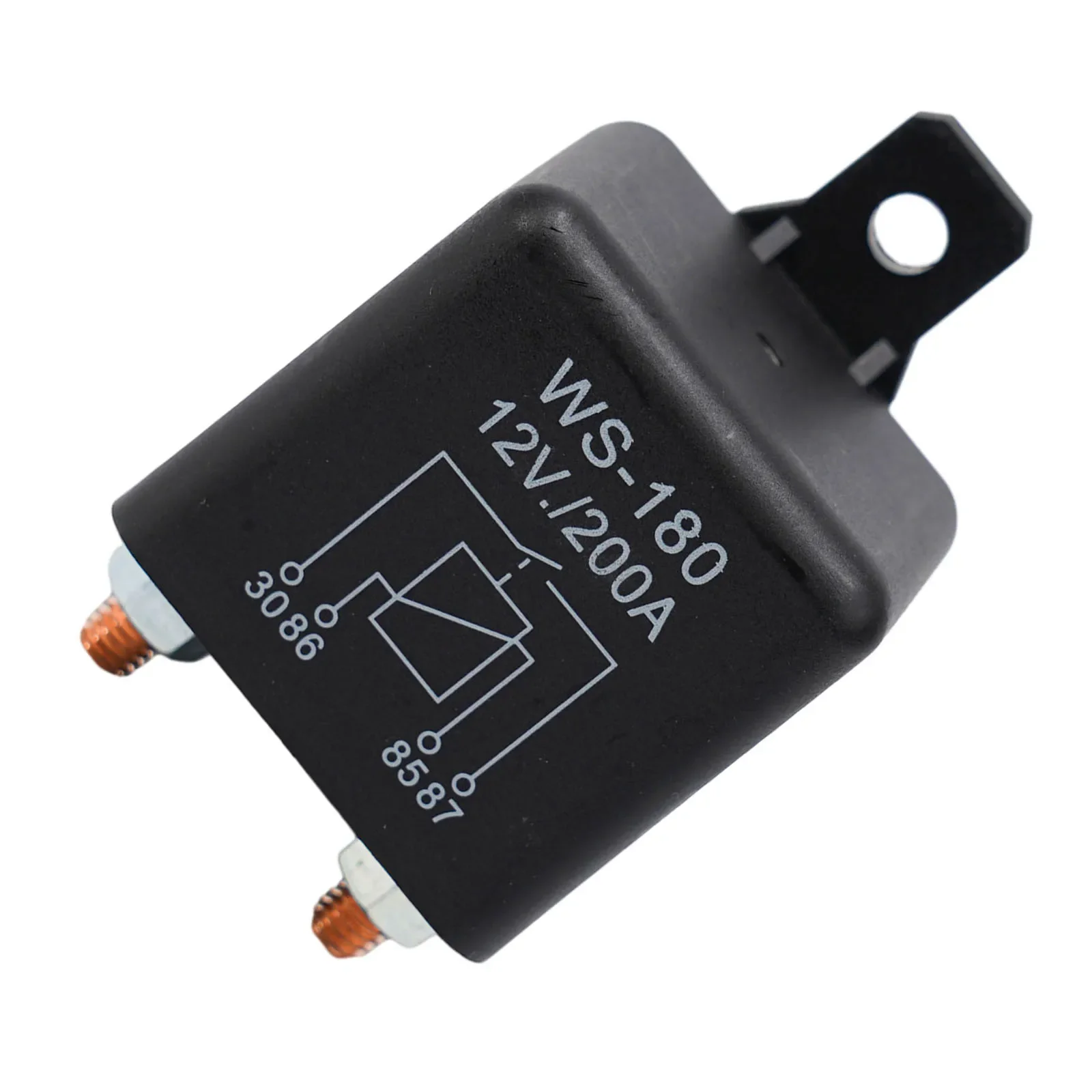 

Auto General Relay 4Pin Over 200A 12V Dual Battery Isolator Relay Start On/Off Car Power Switch Automotive Control Unit