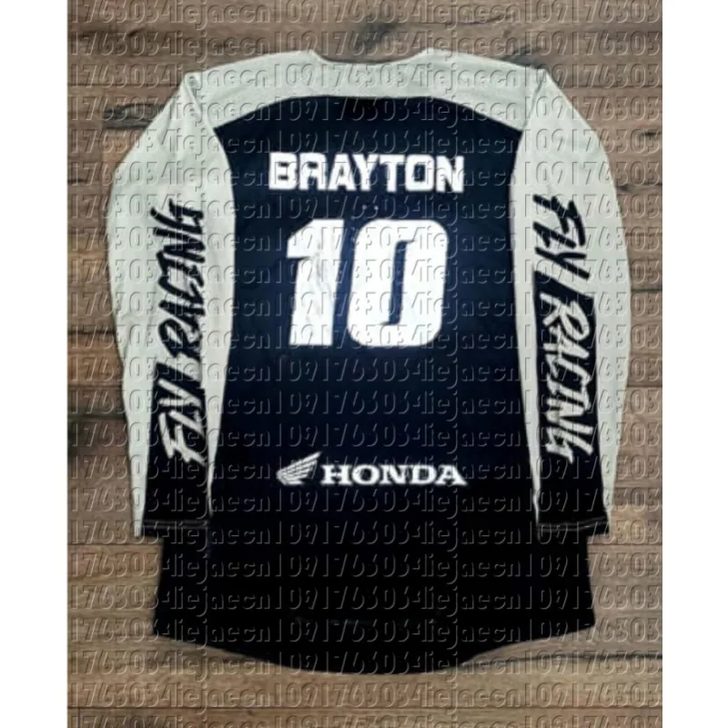 

Honda Quick Dry Motorcycle Jersey For Men Long Sleeve Breathable Riding T-Shirt For Dirt Bike Off Road Racing Use Motor Cycle