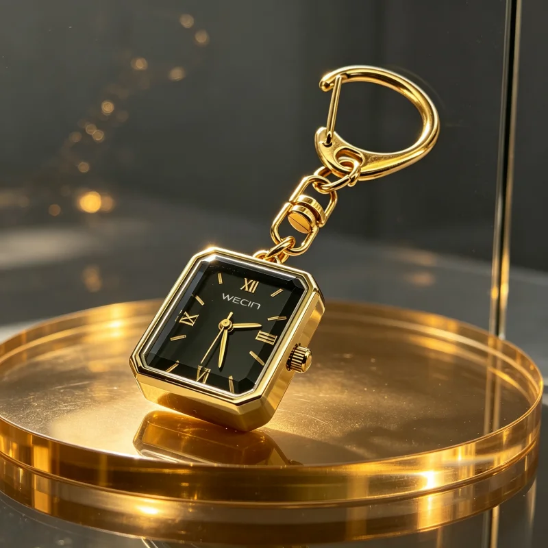 Charm Neutral Style Fashionable Simple Square Pendant Quartz Watch Steampunk Men's And Women's Pendant Gift