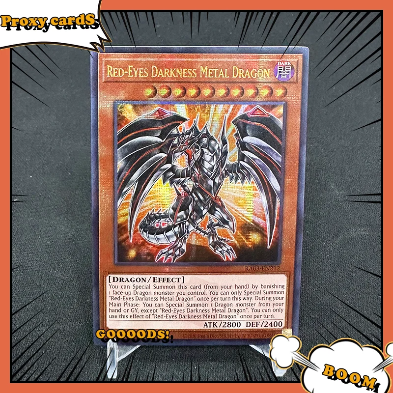 

YuGiOh FOIL Proxy Cards Entertainment Games YuGiOh Red Eyes Darkness Metal Dragon Paladins Or Bonds And Unity Collection Cards