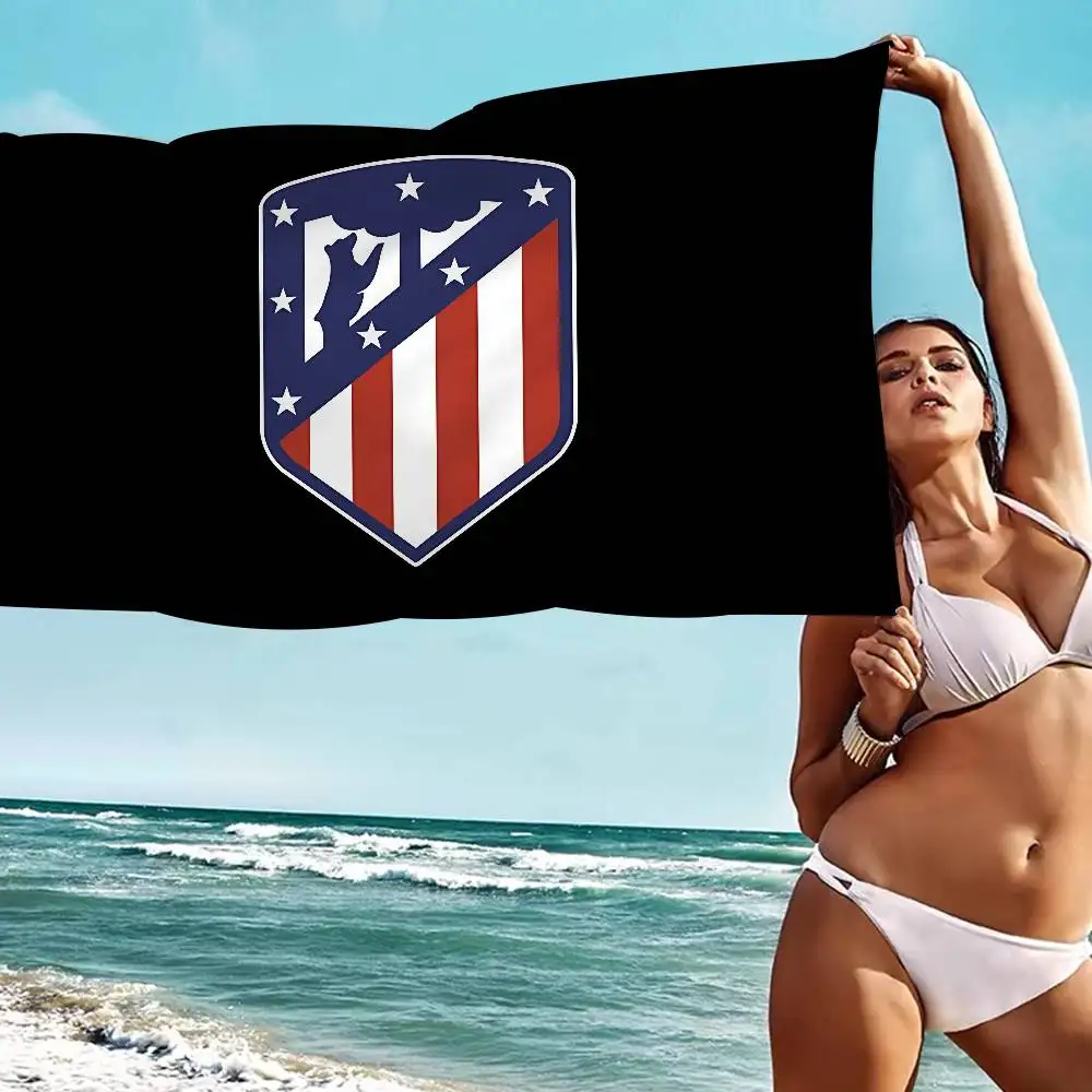 

Atletico M-madrids Fc Microfiber Printed Beach Towel Mountain Climbing Yoga Beach Swimming Running Absorbent Soft Towel