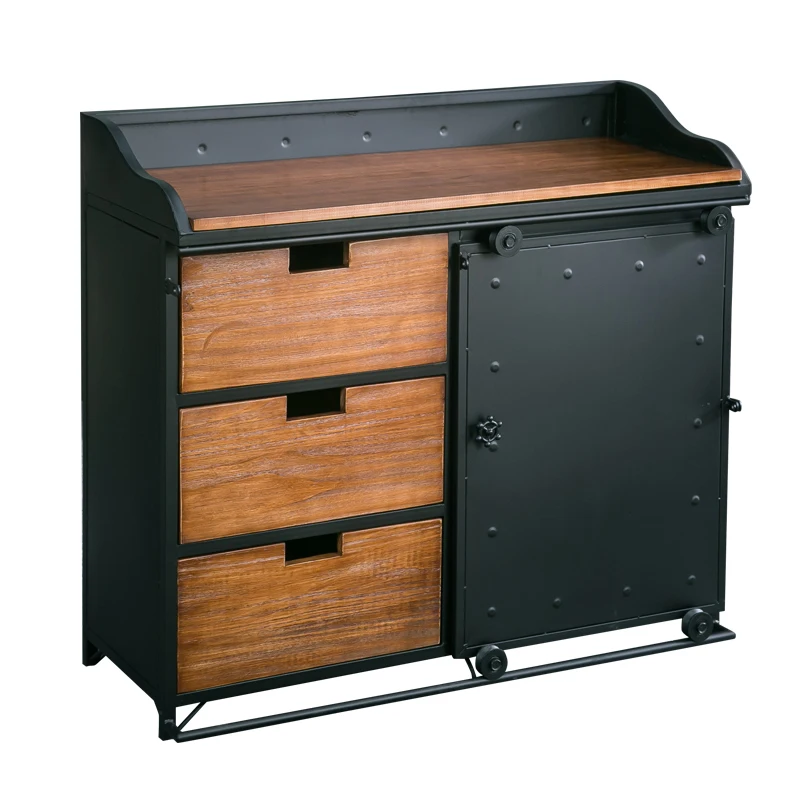 

Wrought iron, storage, cabinet, wabi-sabi, tea table
