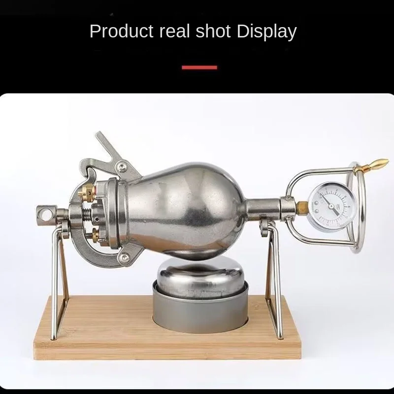 0800408032025 280ml acier inoxydable maison Mini Machine à pop-corn éclaté Grain amplificateur pop-corn Machine Grain Blastin