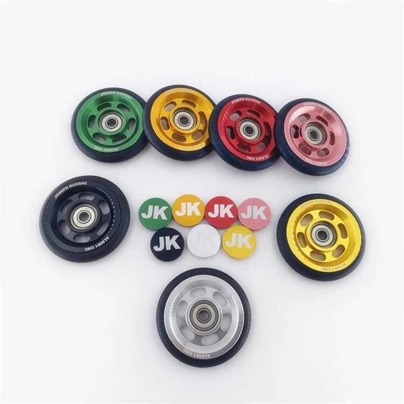 Joseph kuosac new easy wheel for Brompton bike push wheel 60mm Aluminum alloy hollow easywheel