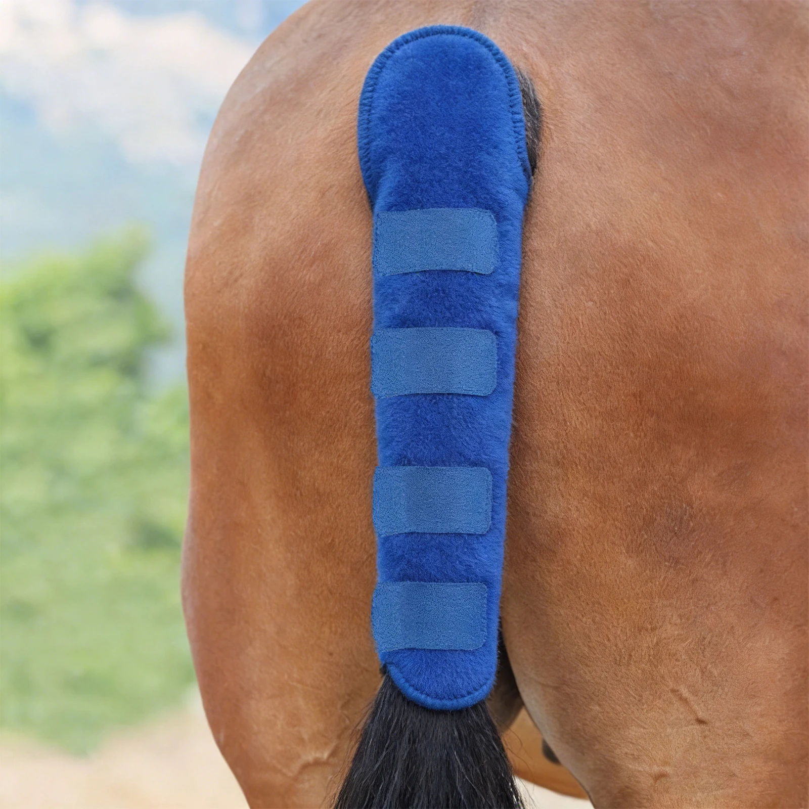Horse Tail Protector Polyester Horse Tail Wrap Protective Anti Mosquito Bite for Turnout Outing Stable Racing Competition