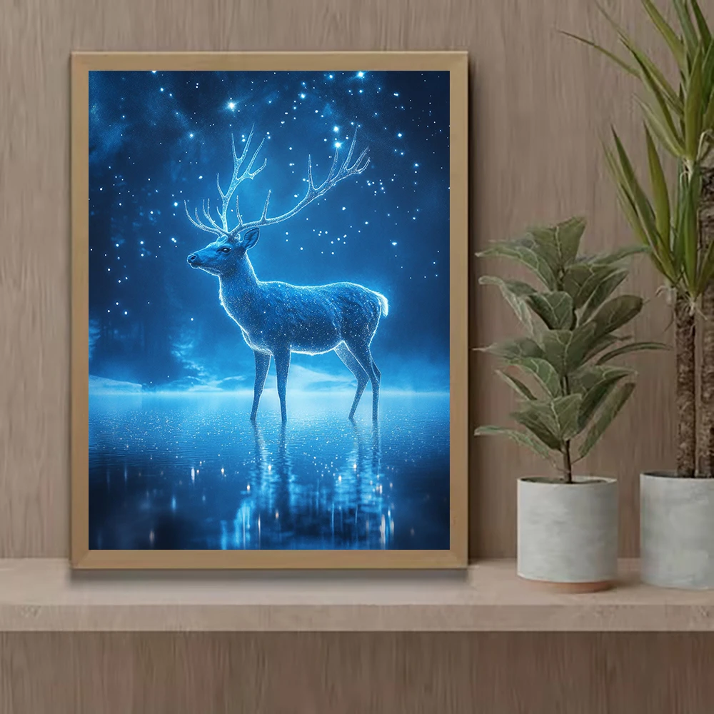 5D DIY Diamond Art Full Mosaic Craft Kit Eye-Catching Visual Effect Wall Picture for Home Interior And Space Decoration Unique Handmade Gift