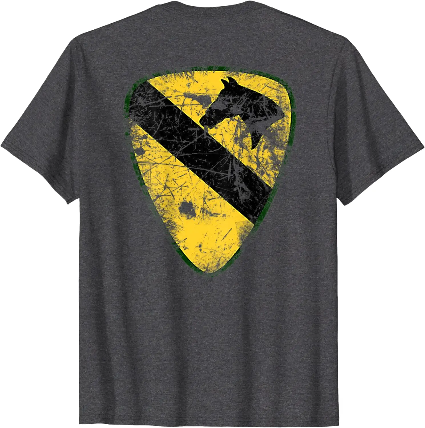 USA 1st Cavalry Division Vintage Men T-Shirt Short Sleeve Casual 100% Cotton O-Neck Summer Shirts