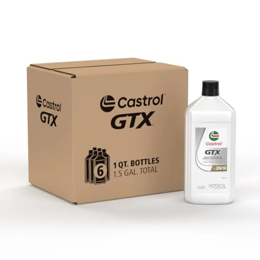 

GTX 20W-50 Conventional Motor Oil 1 Quart Pack of 6