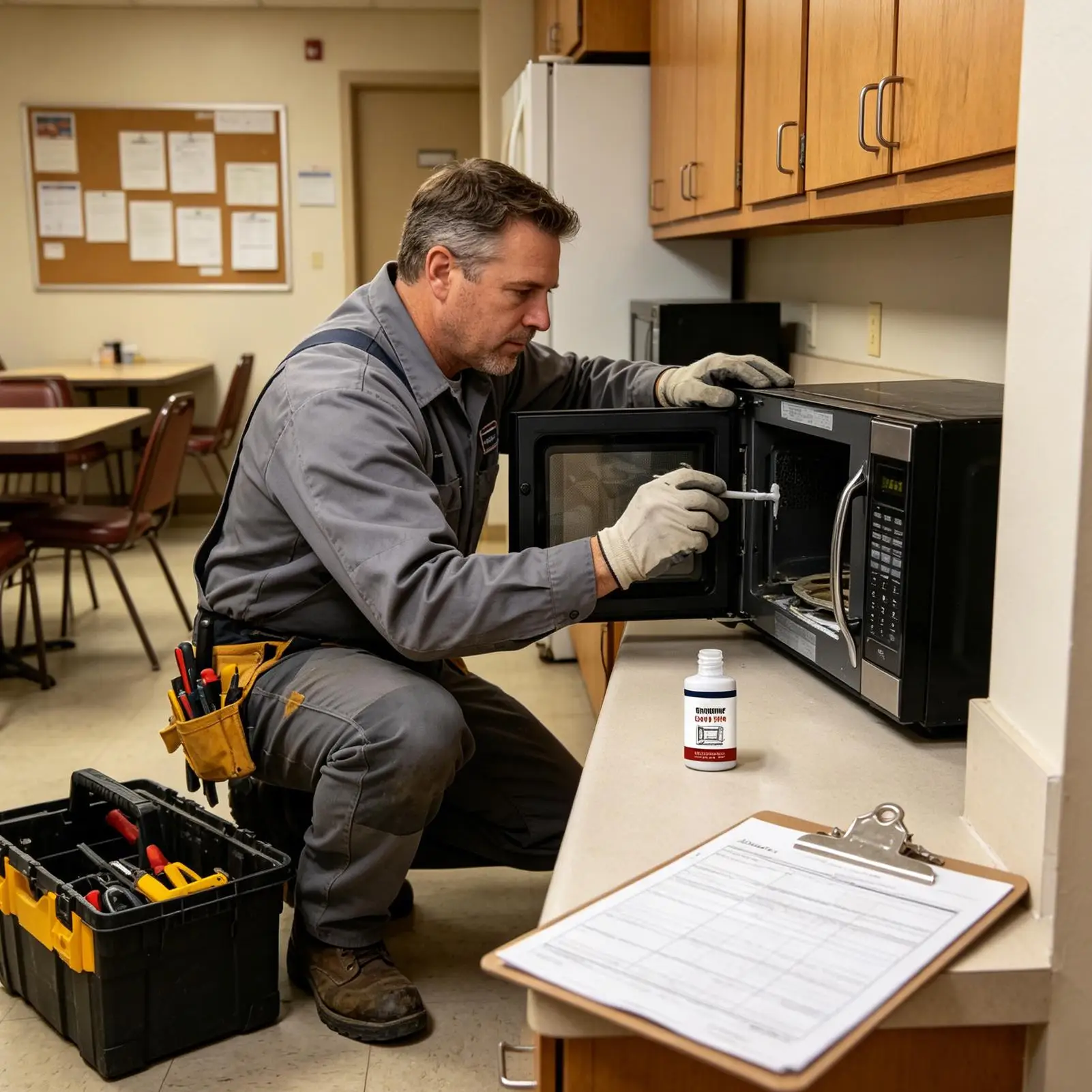 Microwave Cavity Paint 30ml with Brush Appliance Interior Touch-Up Coating Rust & Stain Resistant for Home Kitchen