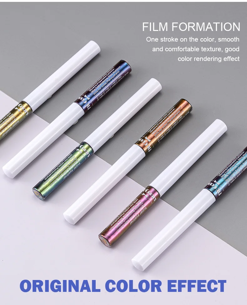 Fit Colors Optical Chameleon Liquid Eyeliner Lasting Easy Color Anti-Sweat Light Change Color Stage Set Pearl Liquid Eyeliner