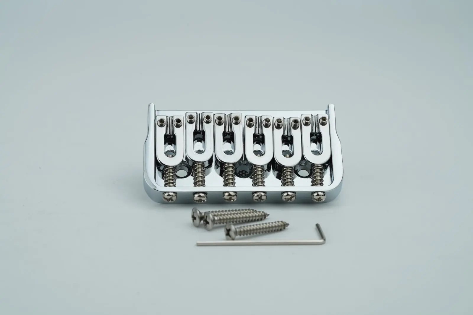 Electric Guitar Fixed Bridge, 6 Strings, 7 Strings. Chrome Plated, Black.