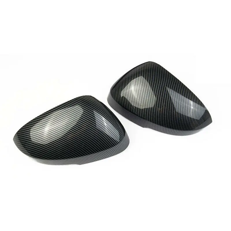 2Pcs ABS Carbon Fiber Rearview Side Mirror Frame Trim Cap For Mitsubishi Outlander 2022