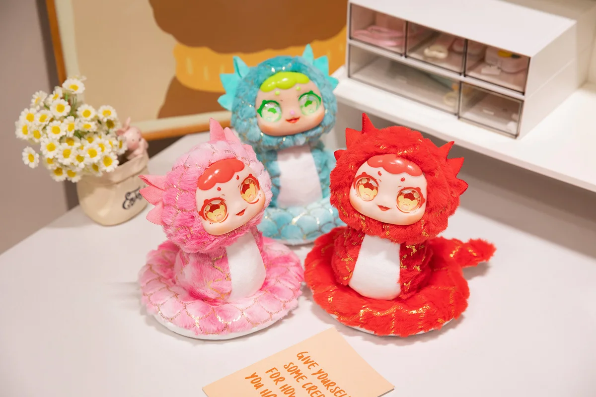 

Vinyl Plush Dolls, Snake Doll Series, A Variety Of Colors And Shapes, Cute Soft Animal Charm Birthday Gifts